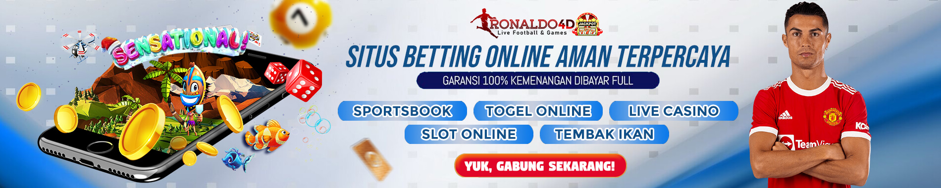 RONALDO4D | Login & Daftar Situs Slot 4D Gacor Resmi